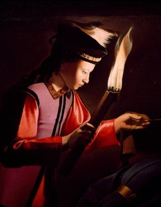 聖アレクシスの遺体の発見、ジョルジュ・ド・ラ・トゥール作（1593-1652）、細部 作： Georges de La Tour