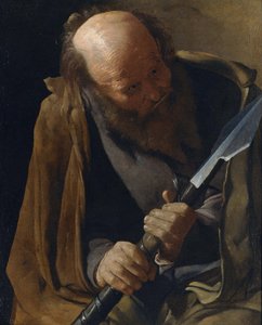 使徒聖トマス 作： Georges de La Tour