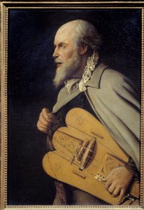 老人の姿ジョルジュ・ド・ラ・トゥール（1593-1652）の絵画