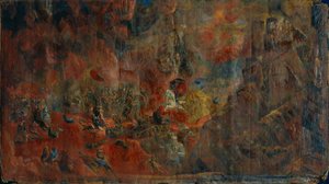戦闘シーン、1912 作： Georgy Bogdanovich Yakulov