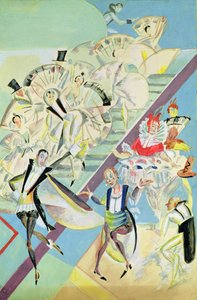 アレクサンドル・シャルル・ルコック作オペレッタ「Girofle-Giroflia」の舞台美術 作： Georgy Bogdanovich Yakulov