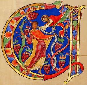 エレミヤに語りかける神、ウィンチェスター聖書、1160-75年 (22797800517)