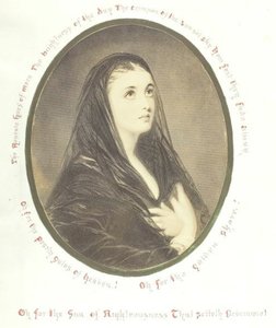 無題 [ヴェールを着た敬虔な女性]、1868 年。