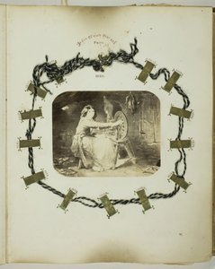 無題 [紡ぐ女], 185568. 作： Georgina Cowper
