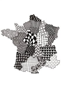 フランス、2015年（ブリストルボードにインク）