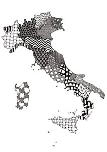 イタリア、2015年（ブリストルボードにインク）