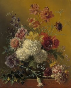花の静物 作： Georgius Jacobus Johannes van Os