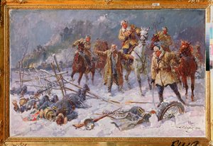 敵の足跡 作： Georgiy Konstantinovich Savitsky