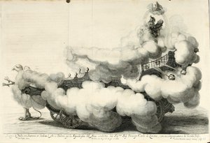 空と水の勝利争い。馬上の歓喜の宴 - 戦車（1667年） 作： ジェラルド・バッタッツ