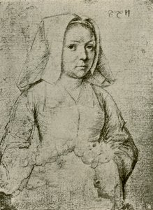 15世紀後半〜16世紀初頭の若い女性、1908年。 作： Gerard David