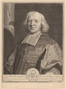 ジャック・ベニーニュ・ボシュエ 作： Gerard Edelinck after Hyacinthe Rigaud