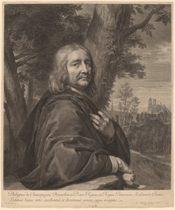 シャンパーニュのフィリップ 作： Gerard Edelinck after Philippe de Champaigne