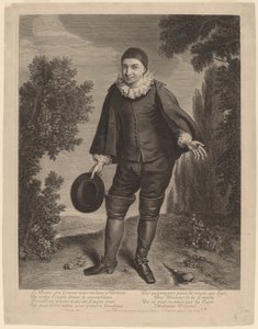 クリスピン役レイモンド・ポアソン 作： Gerard Edelinck after Theodor Netscher