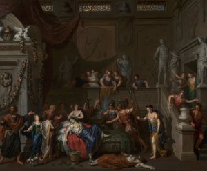 クレオパトラの死、c.1700-10（キャンバスに油彩）