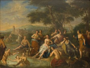 ダイアナと彼女のニンフ 作： Gerard Hoet I