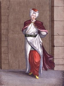 トルコの若き領主、チェレビー 作： Gerard Jean Baptiste Scotin