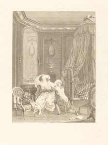遅い悔い改め 作： Gerard Rene Le Vilain after Nicolas Lavreince