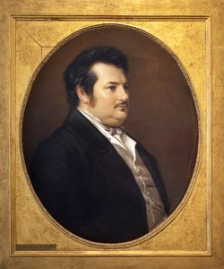 若き日のバルザックの肖像（Honore de Balzac 作： Gerard Seguin