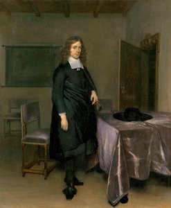 Gerard Ter Borch (Terburg), the Younger (1617-1681) による男の肖像 - キャンバスに油彩 - Tiroler Landesmuseum Ferdinandeum、インスブルック