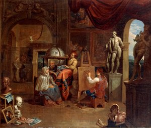 アーティストスタジオシーン、1680〜1720年。 作： Gerard Thomas
