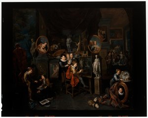 画家のアトリエ 作： Gerard Thomas