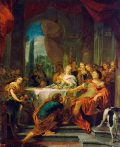アントニーとクレオパトラ、17世紀または18世紀初頭 作： Gerard de Lairesse