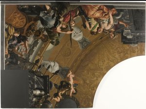 ディアナとその仲間を表現した天井