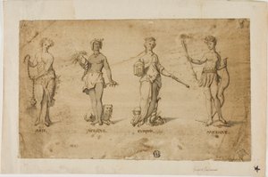 四大陸 作： Gerard de Lairesse