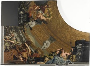 ダイアナと仲間たちを描いた天井画の一部（左下） 作： Gerard de Lairesse