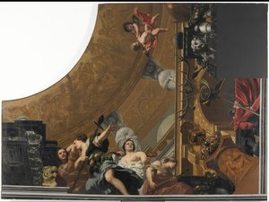 ダイアナと仲間たちを描いた天井画の一部（右下） 作： Gerard de Lairesse