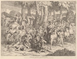ライオン狩りのセミラミス 作： Gerard de Lairesse