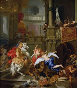寺院からのヘリオドロスの追放、1674年 作： Gerard de Lairesse