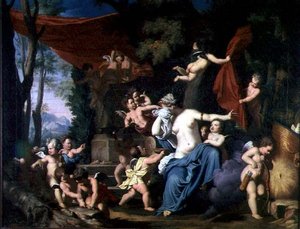 アドニスを嘆くヴィーナス（油彩・キャンバス） 作： Gerard de Lairesse