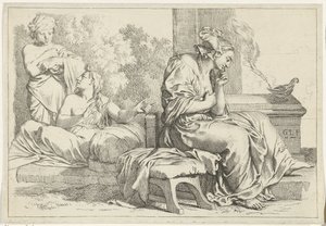 沈黙とおしゃべり 作： Gerard de Lairesse