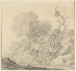 水辺の木々の間の家 作： Gerard ter Borch (II) (possibly)