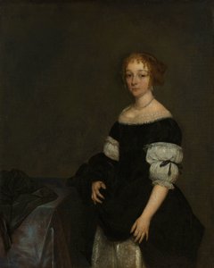 アレッタ・パンクラス (1649-1707) フランソワ・ド・ヴィックの妻 作： Gerard ter Borch (II)