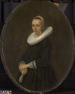 Johanna Bardoel (d. 1667)。 ジェラール・ザ・シャルケの妻 作： Gerard ter Borch (II)