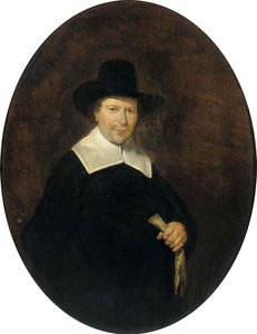 ゲラルト・アブラハムス・ファン・デル・シャルケ（1609-67）。ハールレムの布商人 作： ヘラルトテルボルチ