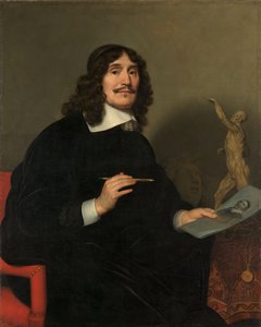 芸術家の肖像 作： Gerard van Honthorst