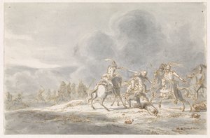 騎手の戦い 作： Gerardus Emaus de Micault