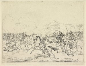 ブルンスワイクのフレデリック・ウィリアムの殺害、1815年 作： Gerardus Emaus de Micault