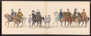 ライデン学生のマスカレード、1875年（プレート5） 1875 年 6 月 15 日にライデン学生団のメンバーが開催した仮面舞踏会。 作： Gerardus Johannes Bos