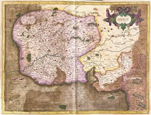 フランス、ロワール地方のアンジュー（彫刻作品 作： Gerardus Mercator