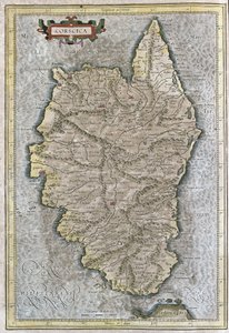 フランス・コルシカ島（彫刻 作： Gerardus Mercator