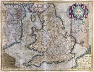 イングランド 作： Gerardus Mercator
