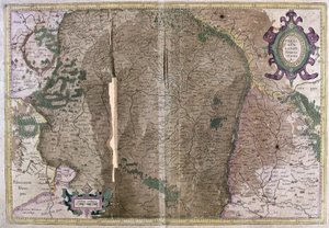 フランス（彫刻 作： Gerardus Mercator