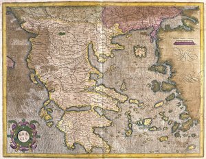 ギリシャ (彫刻) 作： Gerardus Mercator