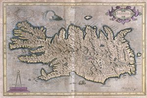 アイスランド 作： Gerardus Mercator