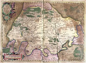 イル・ド・フランス、北フランス 作： Gerardus Mercator