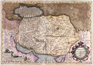 イラクとアフガニスタン（彫刻 作： Gerardus Mercator